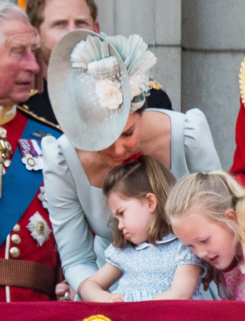 Kate Middleton Soothes Princess Charlotte June 2018