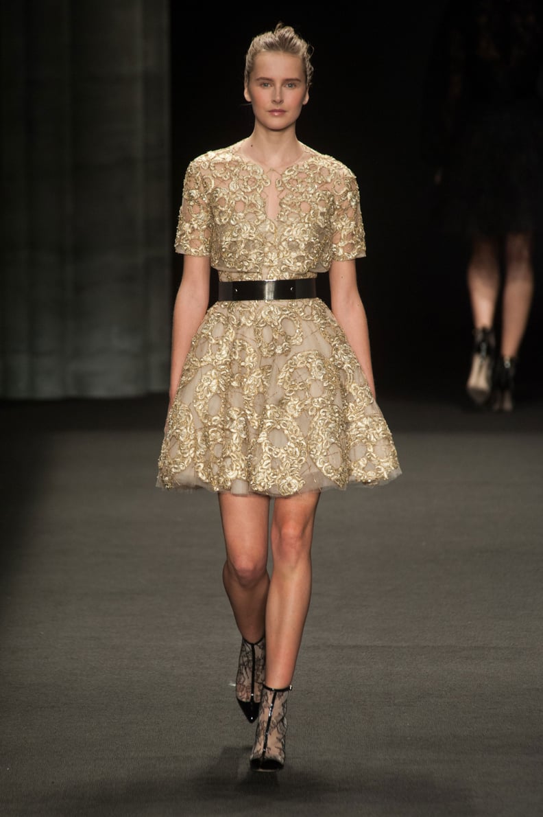 Monique Lhuillier Fall 2014 Runway Show | NY Fashion Week | POPSUGAR ...