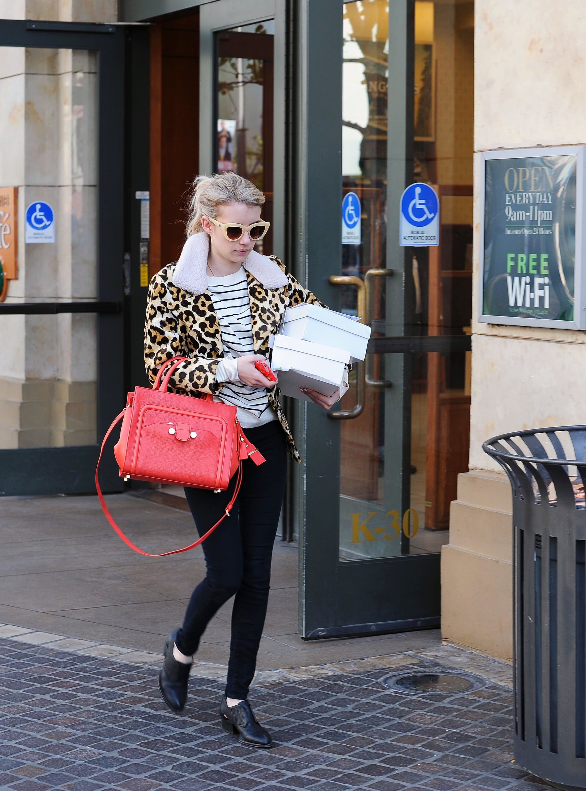 emma roberts casual style