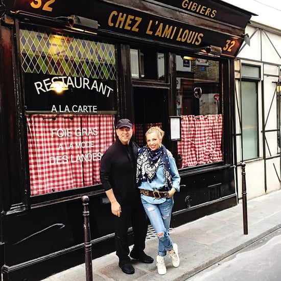 Thalia and Tommy Mottola Paris 2015