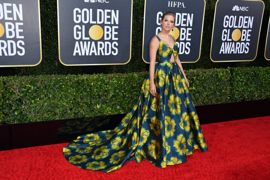 Taylor Swift Wears Etro Couture Gown to Golden Globes