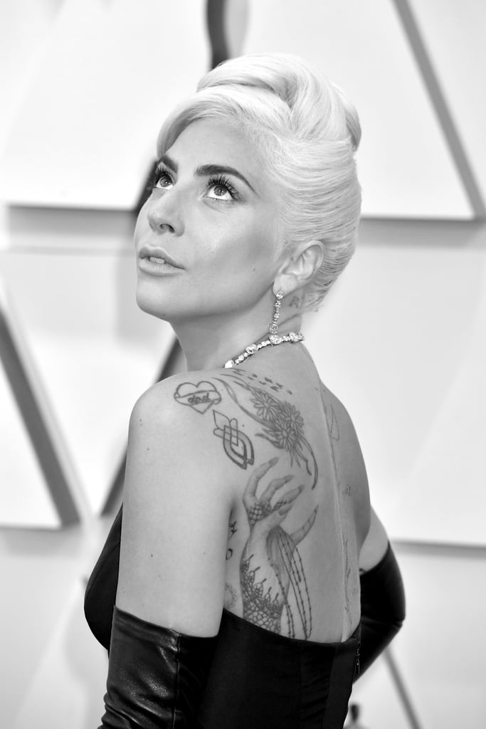 Pictured: Lady Gaga | Black-and-White Pictures From the 2019 Oscars