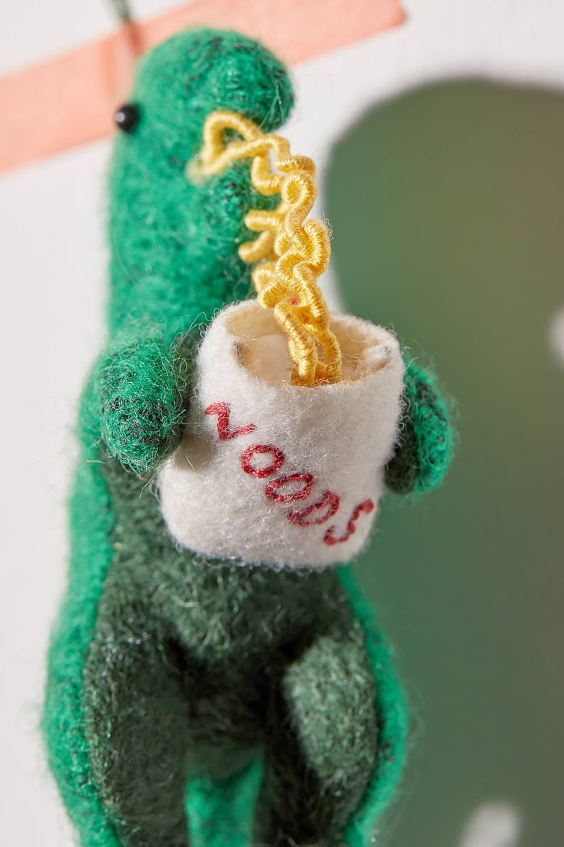 Felt T-Rex Christmas Ornament