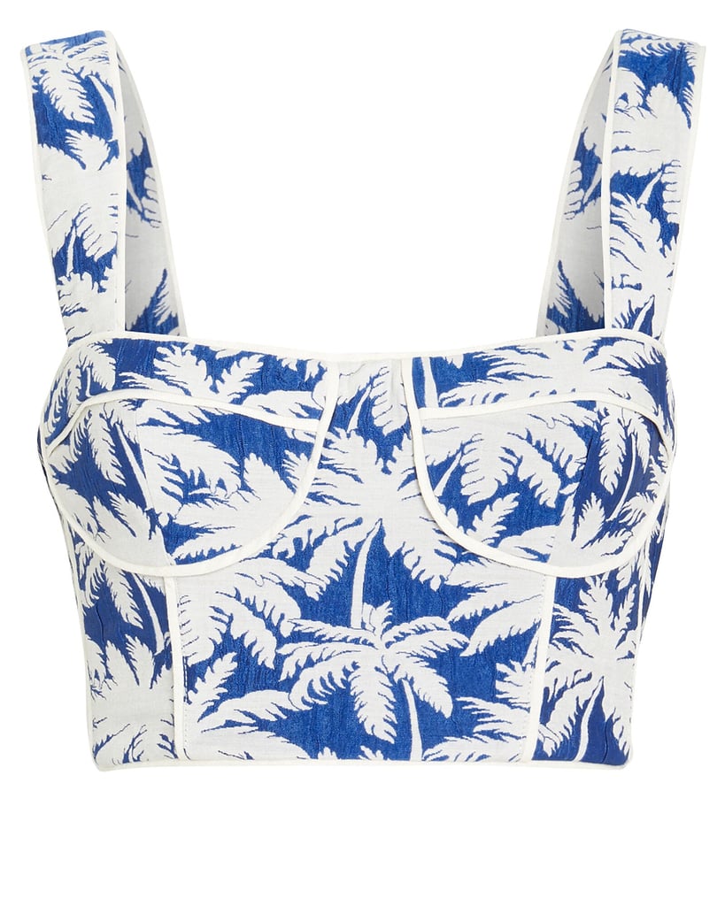 Alexis Kaela Jacquard Print Bustier