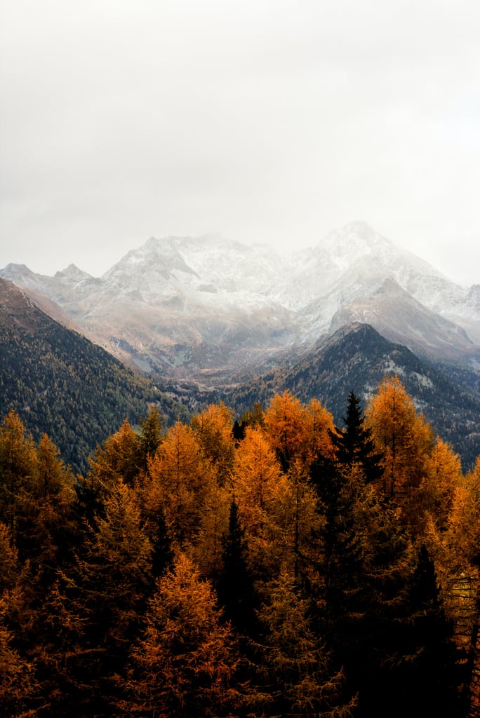 Fall Background: Mountain iPhone Wallpaper