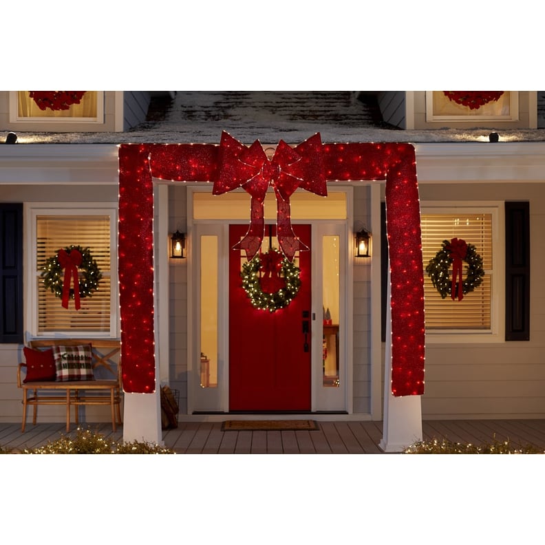 Holiday Living HL 42-in Lit Red Door Frame Bow