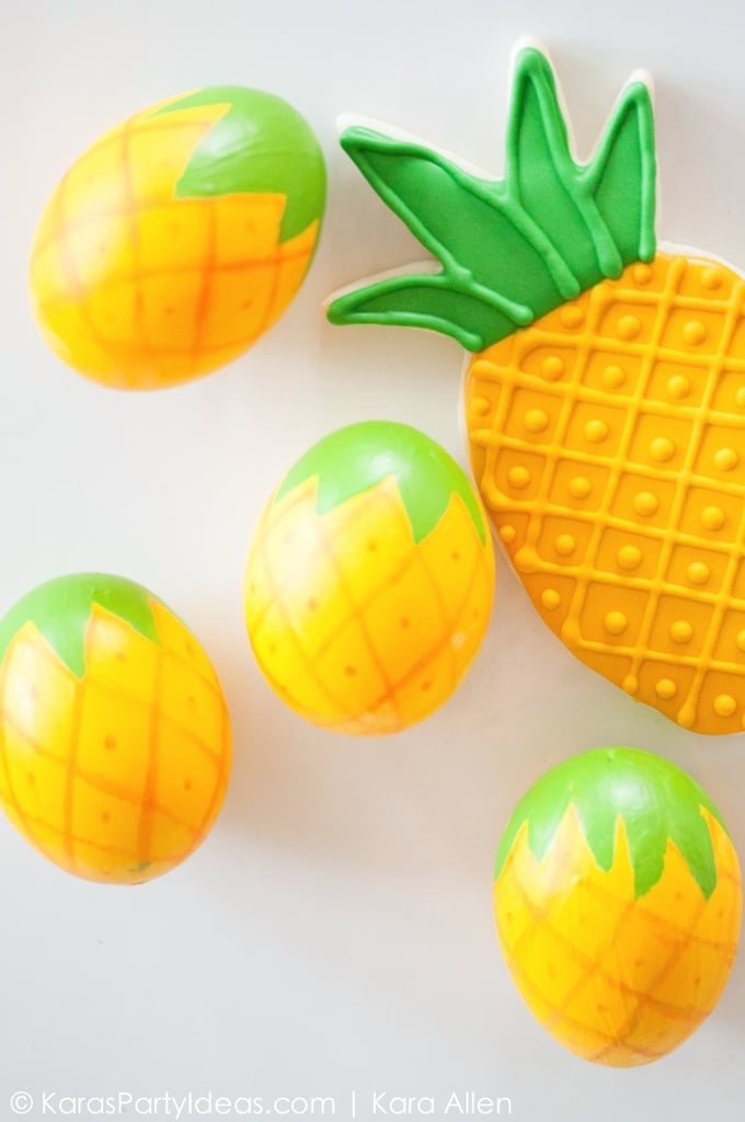 Pineapple Easter Eggs