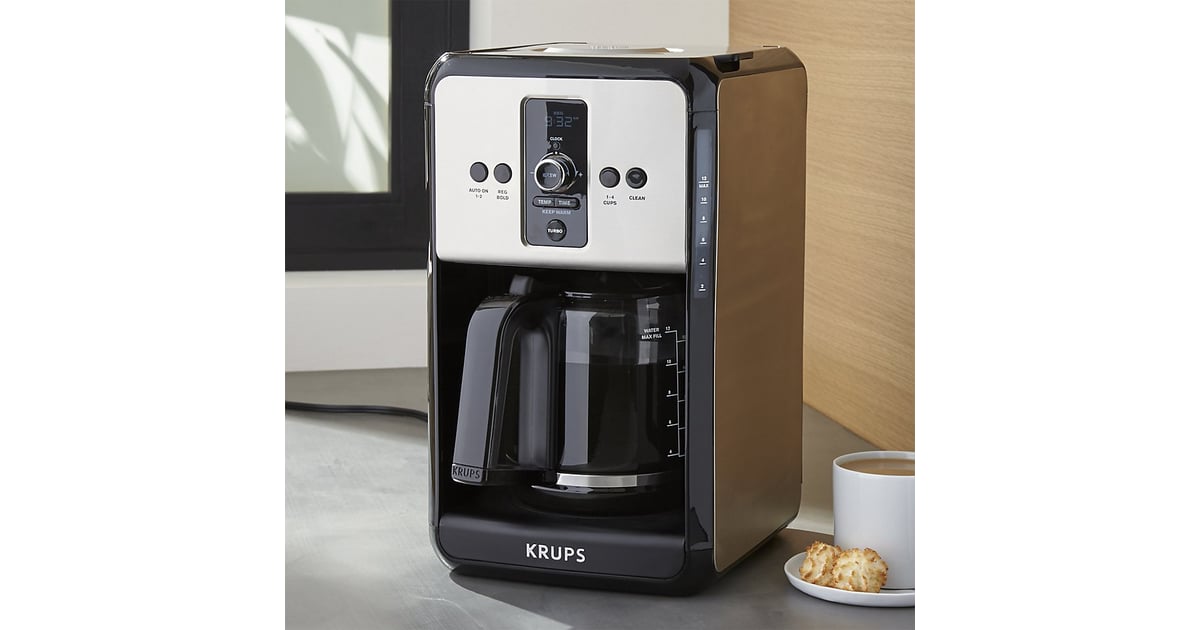 Krups Savoy Turbo 12Cup Stainless Steel Coffee Maker Gifts For Busy