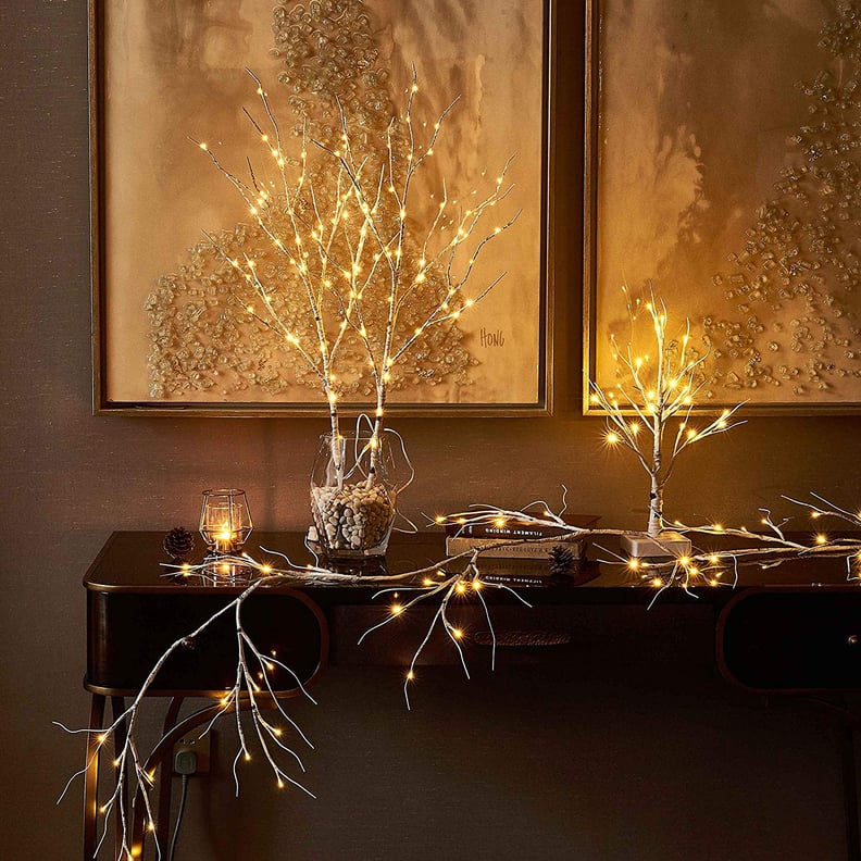 Lighted Artificial Twig Birch Tree