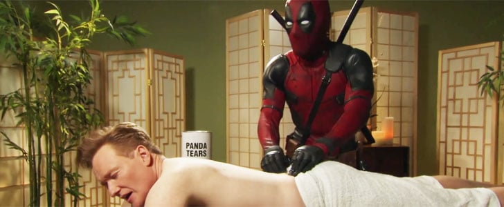 Deadpool Gives Conan O'Brien a Massage | Video