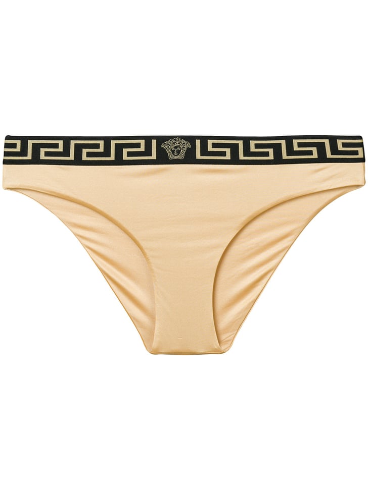 Versace Grecca Waistband Bikini Briefs | Amber Rose Versace Bikini ...