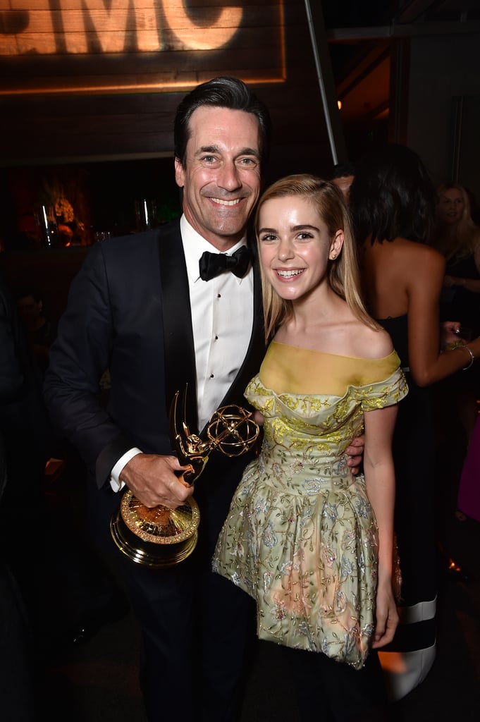 Jon Hamm and Kiernan Shipka