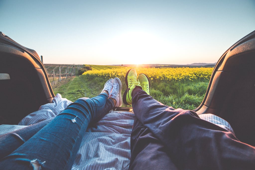 Take a drive together and discuss your dreams.
