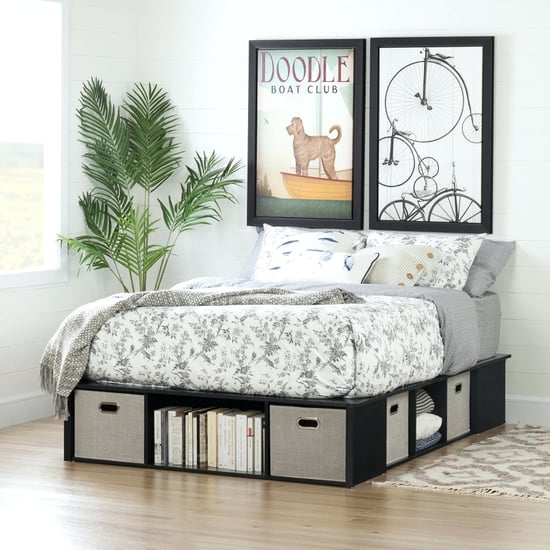Space saving top bed frame