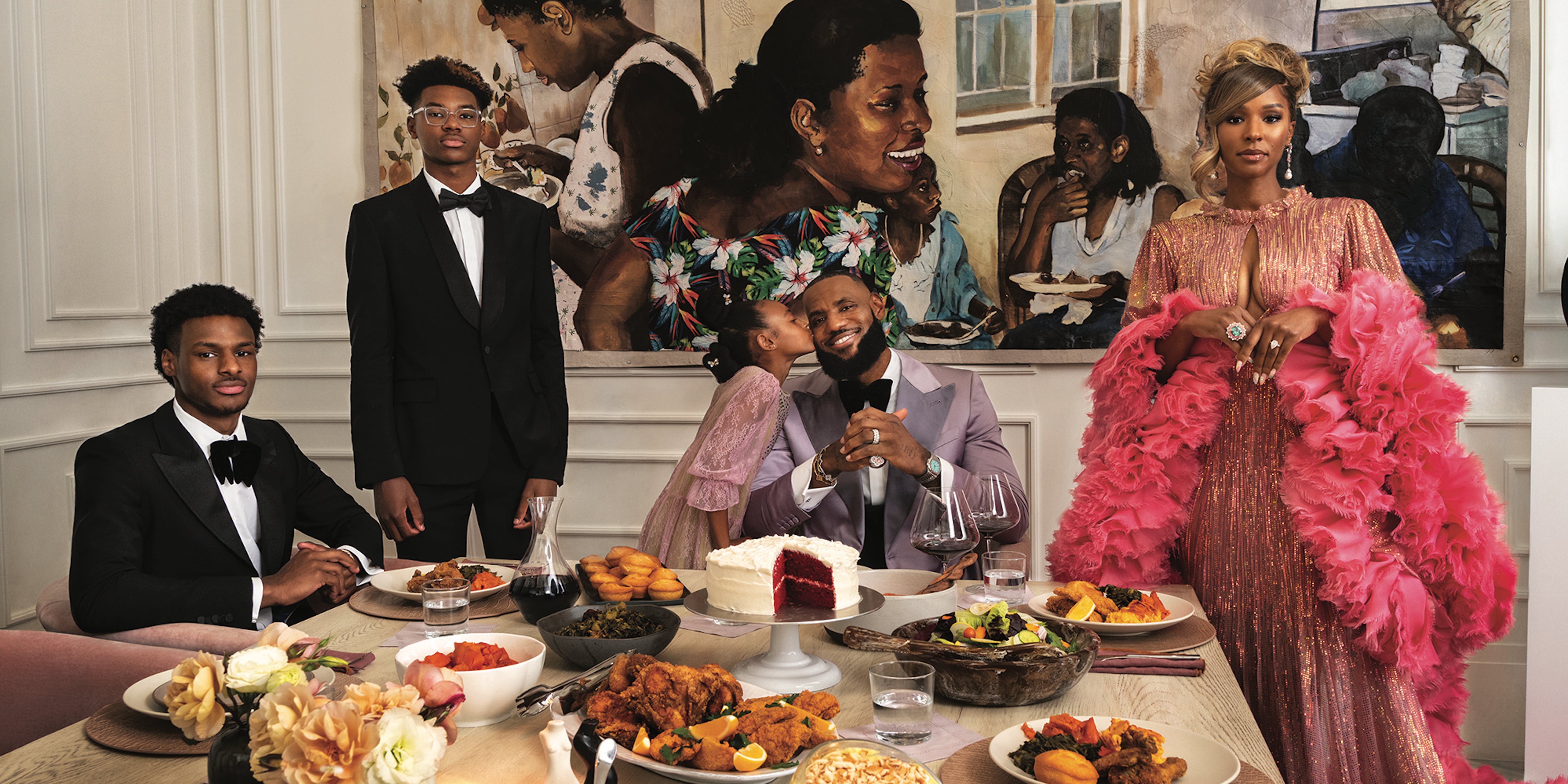LeBron James’s Family Photo Shoot For Vanity Fair | POPSUGAR Celebrity