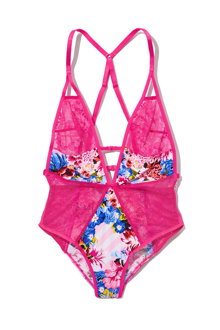 VICTORIA SECRET X MARY KATRANTZOU Long Line Demi Bra Pink 34C NEW! BNWT RRP  65£ £20.00 - PicClick UK