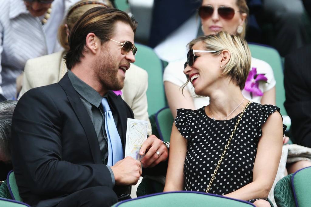 Cute Pictures of Chris Hemsworth and Elsa Pataky
