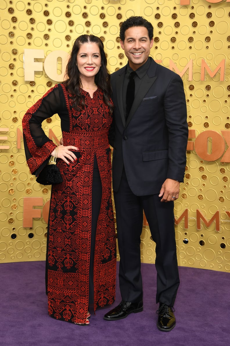 Jon Huertas and Nicole Huertas at the 2019 Emmys