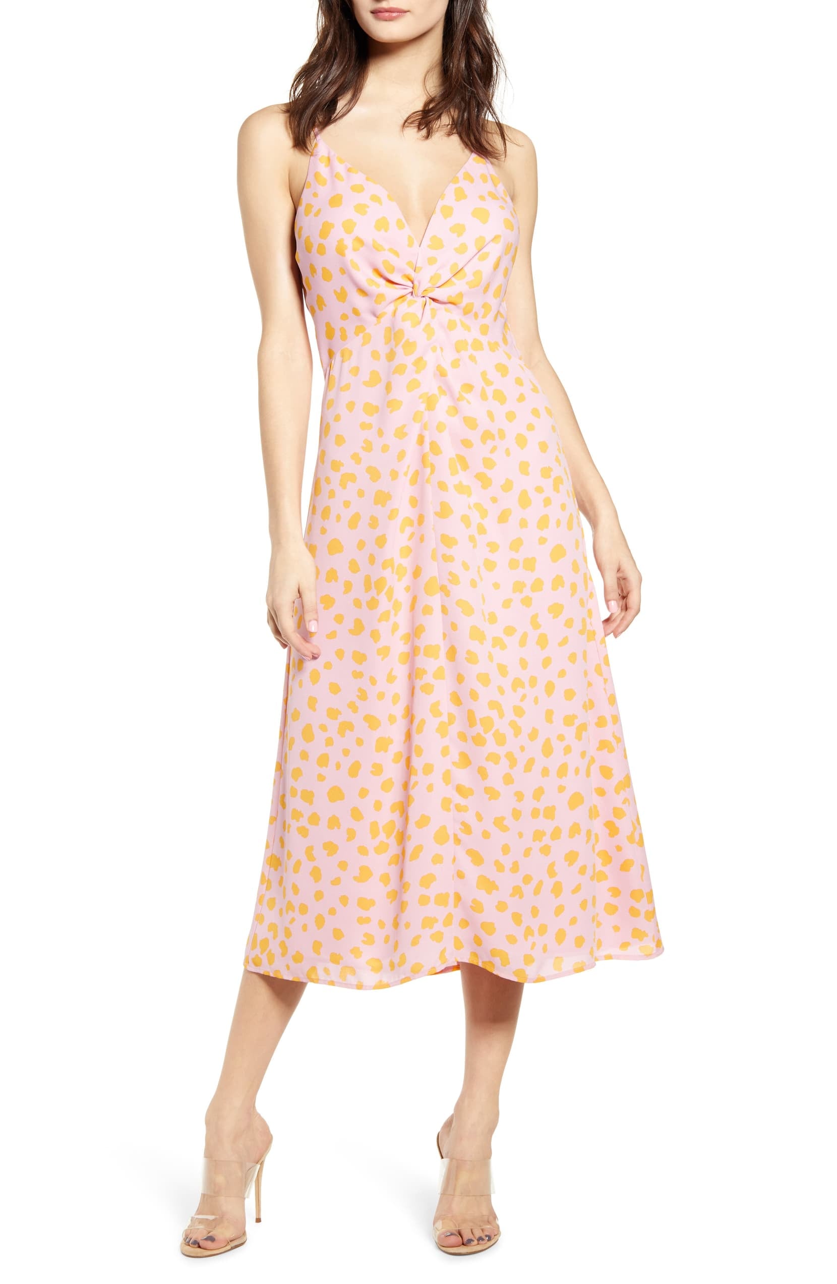 Leith print on sale midi dress