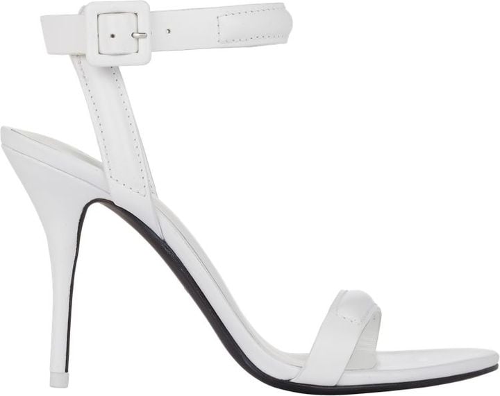 Alexander Wang Antonia Ankle-Strap Sandals-White ($475)