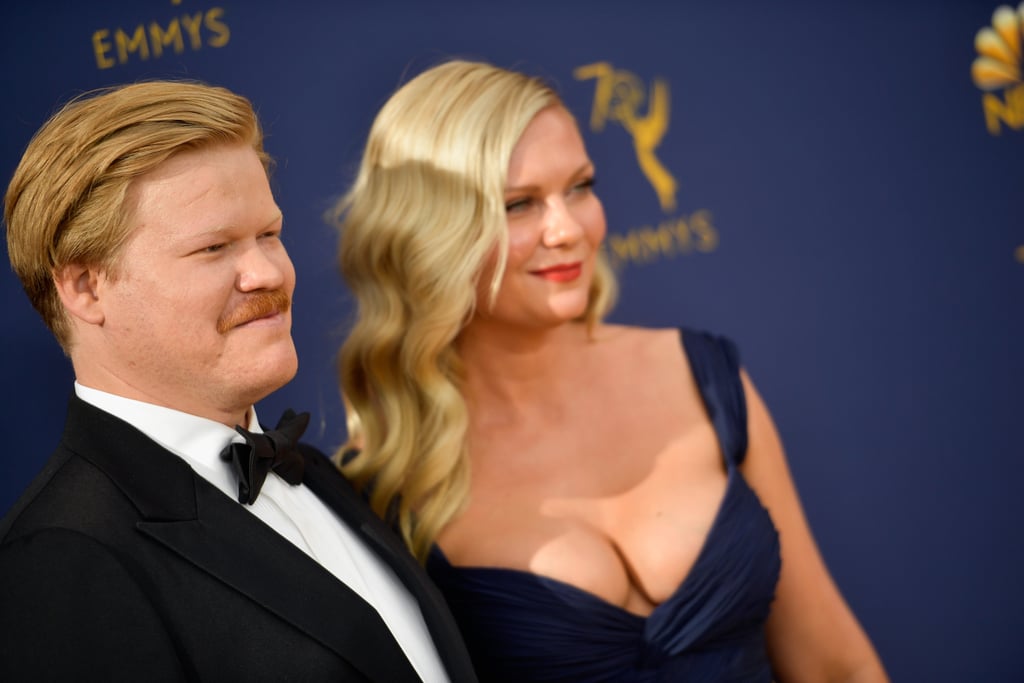 Kirsten Dunst and Jesse Plemons at the 2018 Emmys