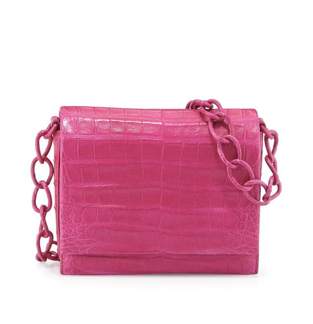 Nancy Gonzalez Small Crocodile Chain Crossbody Bag ($2,350)