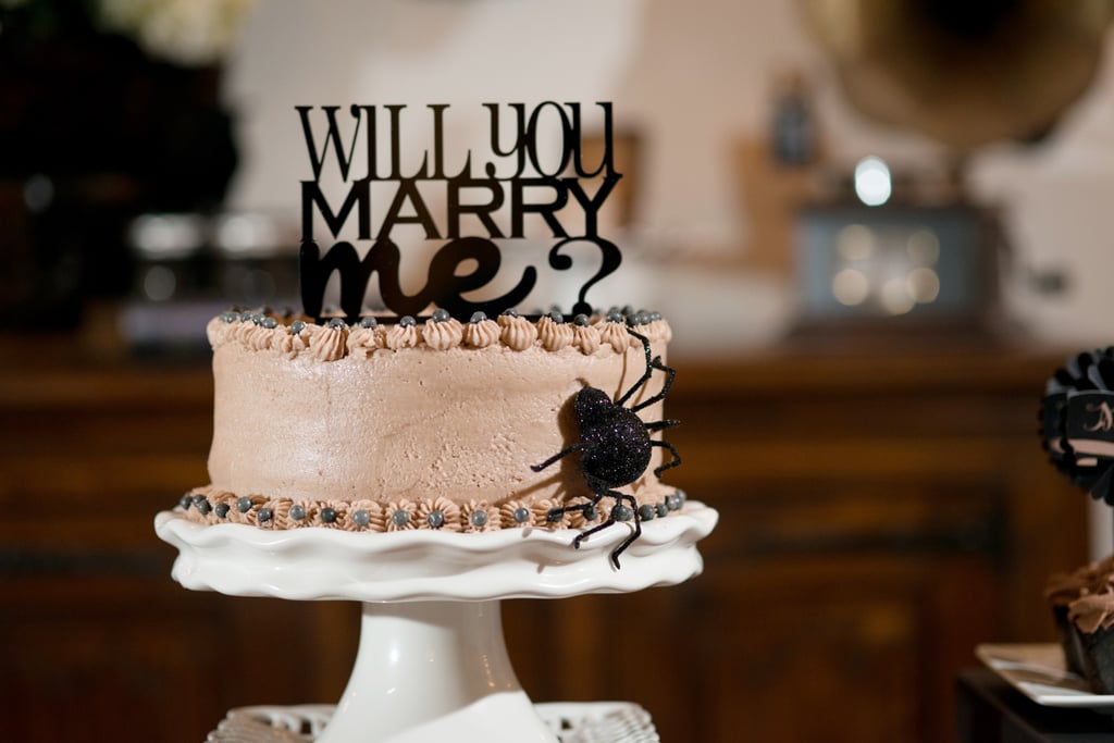 Addams Family Halloween Engagement Party