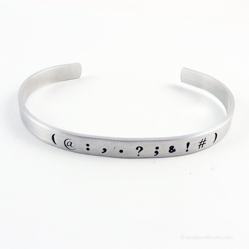Punctuation Cuff ($15)