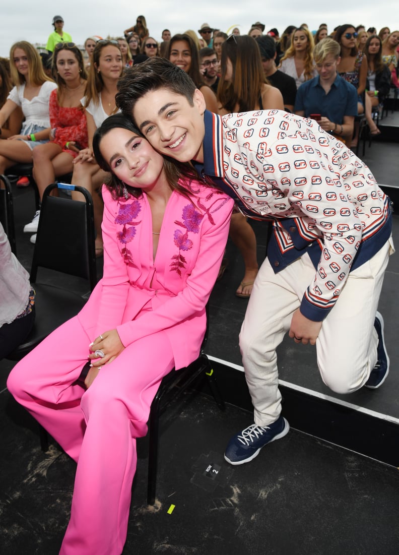 Annie LeBlanc and Asher Angel at the Teen Choice Awards 2019