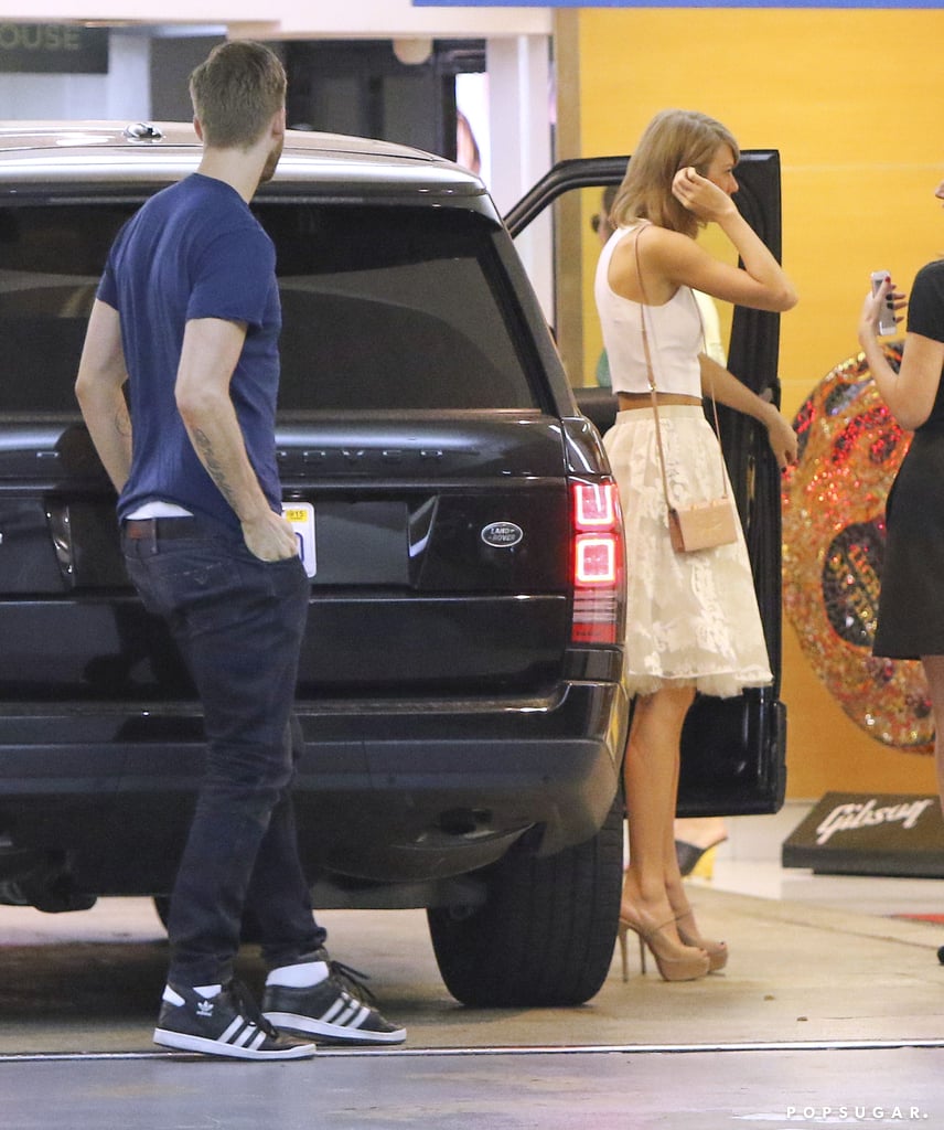 Taylor Swift and Calvin Harris After Jaime King Baby Shower