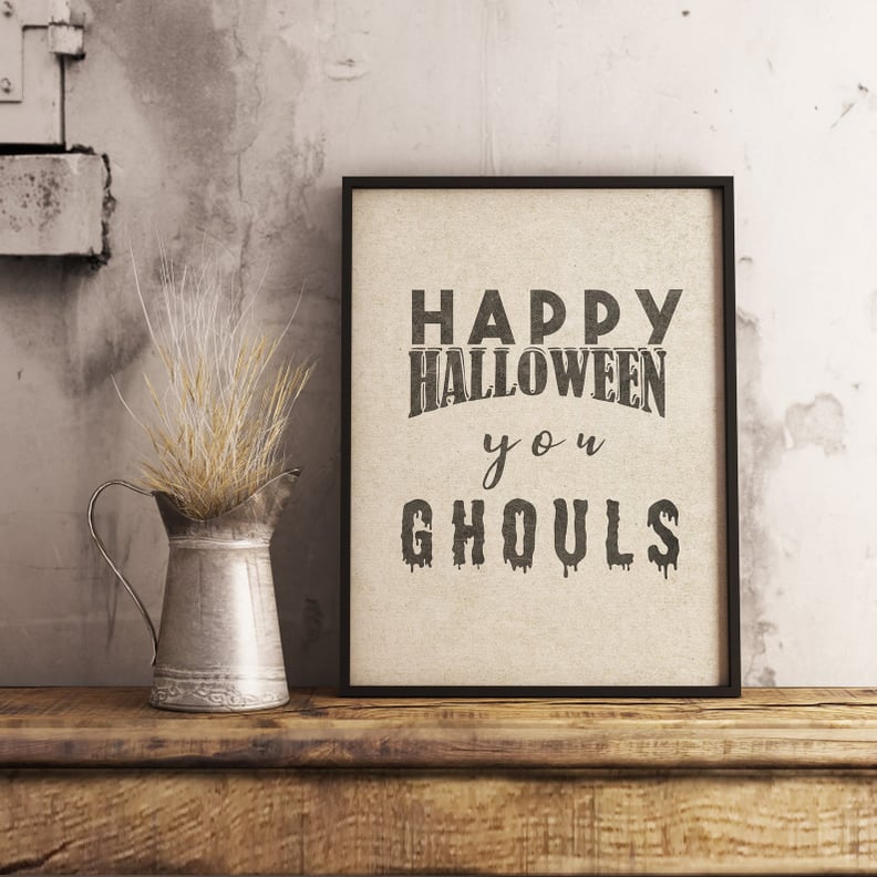 Printable Halloween Sign