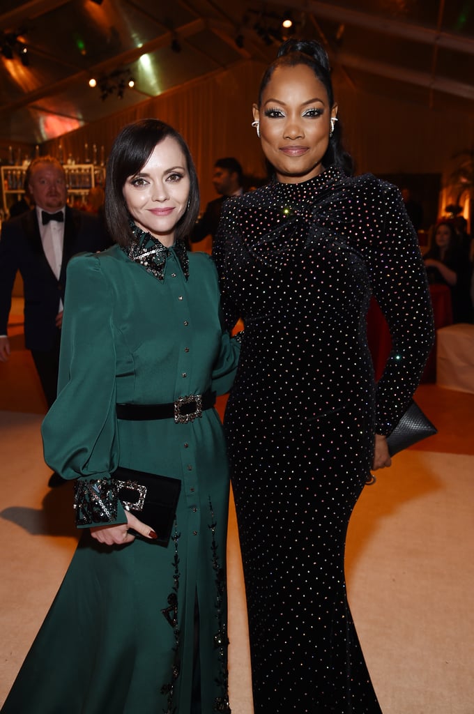 Christina Ricci and Garcelle Beauvais at the Elton John AIDS Foundation Oscars Party