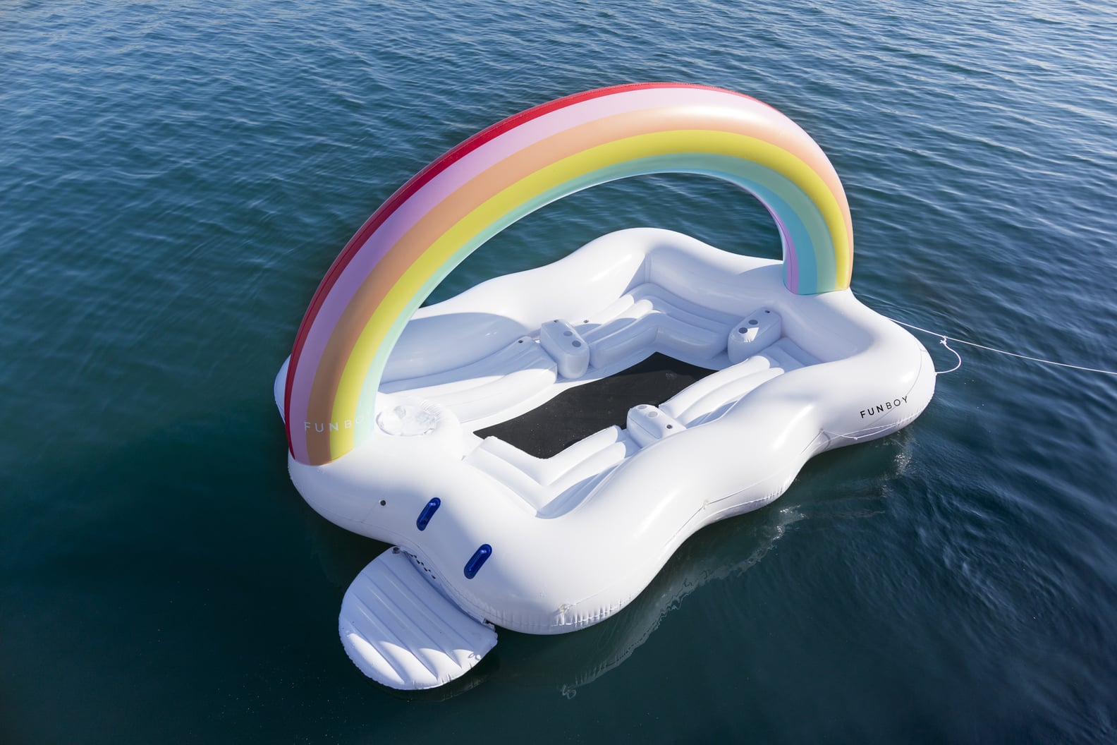 Giant Rainbow Pool Float POPSUGAR Family