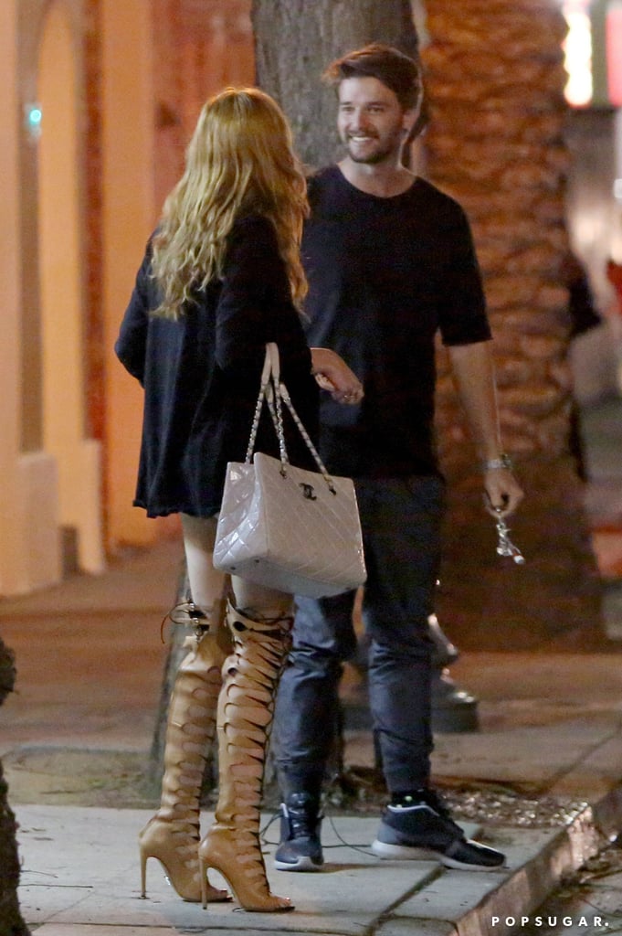 Patrick Schwarzenegger and Bella Thorne Having Dinner in LA