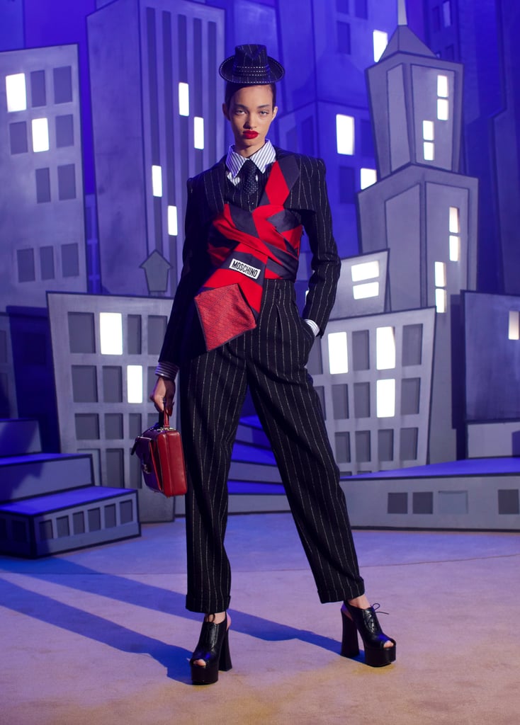 Hailey Bieber Walks in the Fall 2021 Moschino Runway Show