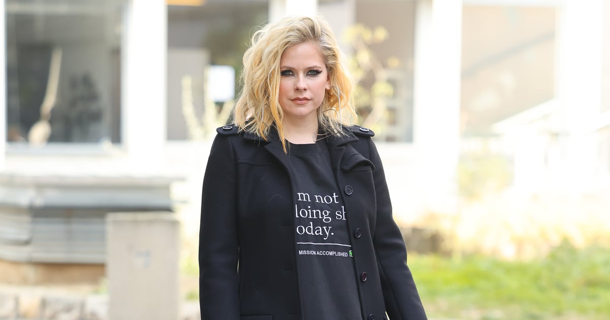 Avril Lavigne’s I’m Not Doing Shit Today Shirt in Paris