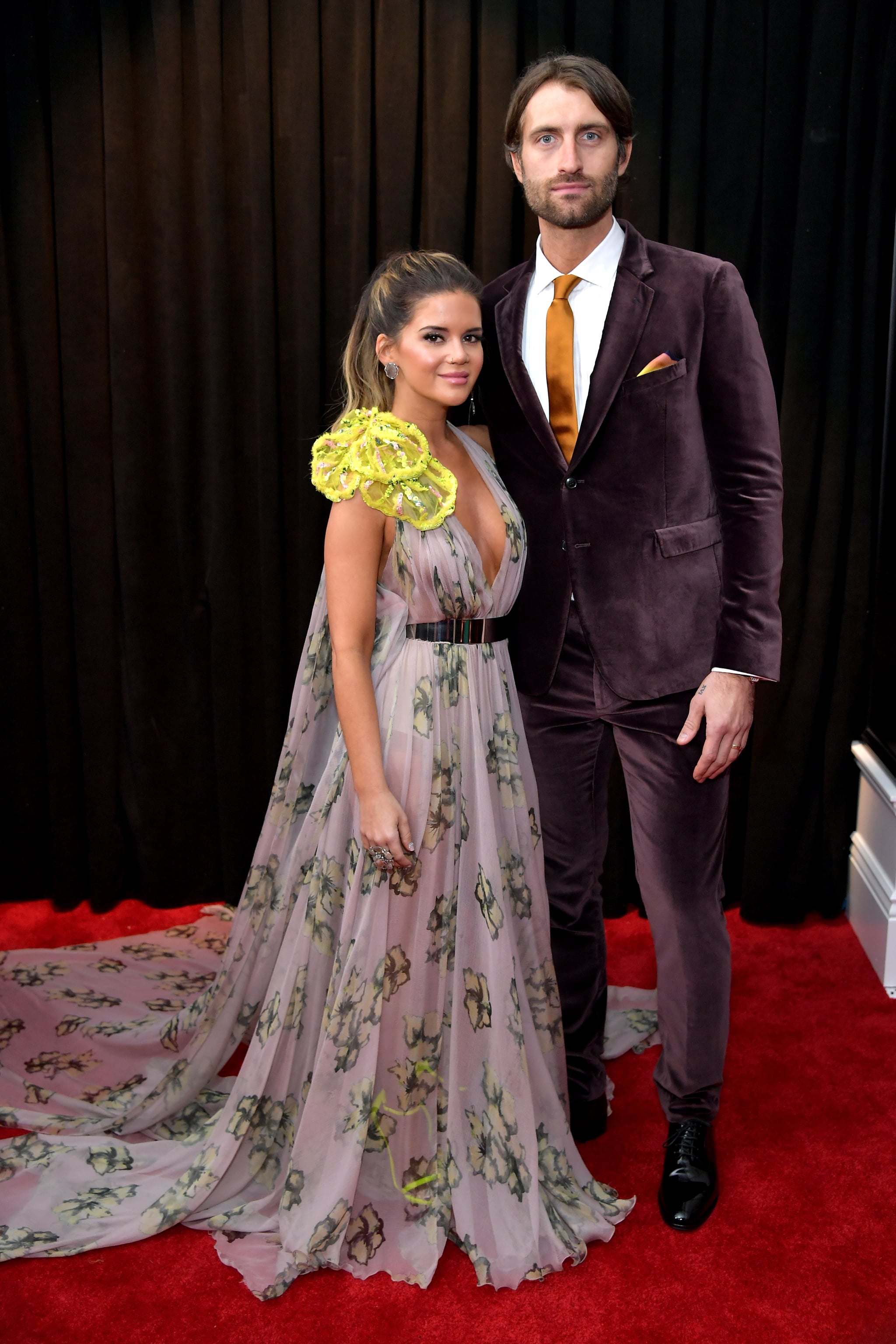 Maren Morris And Ryan Hurd Country S Finest Musicians Take Their Cowboy Boots To The Grammys Red Carpet Popsugar Celebrity Photo 7