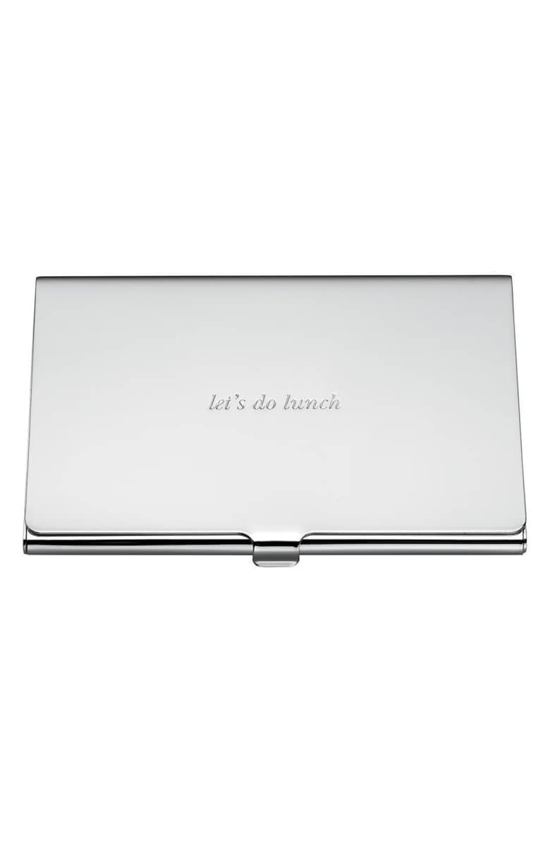 Kate Spade Let's Do Lunch Business Card Holder