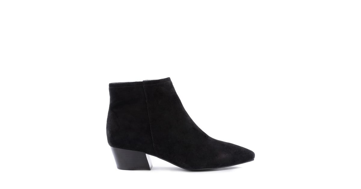 seychelles black suede booties