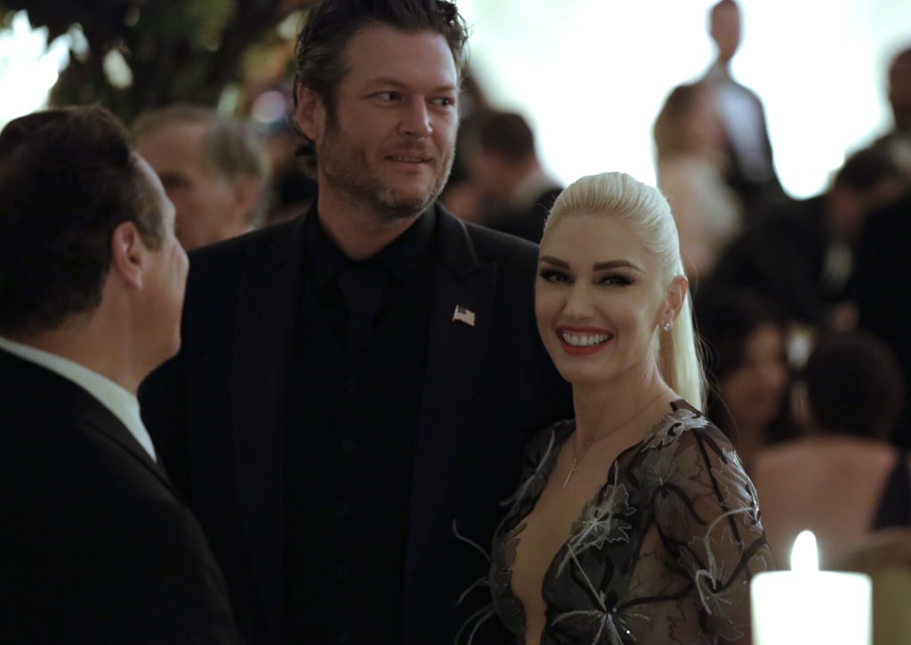Gwen Stefani and Blake Shelton at White House State Dinner