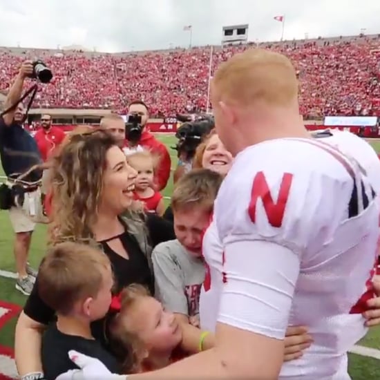 Military Dad Surprises Family at Football Game