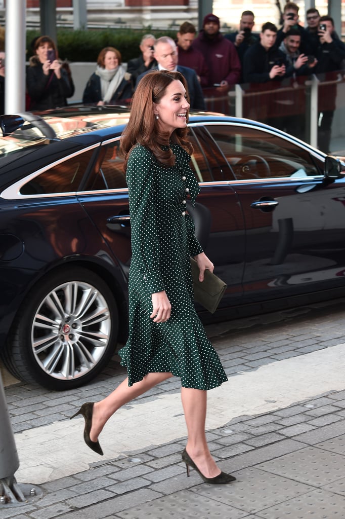 Kate Middleton Polka Dot Dress December 2018 | POPSUGAR Fashion