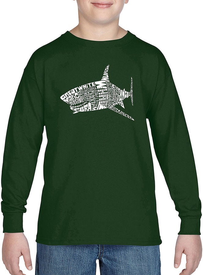 Pop Art Popular Species of Shark Graphic T-Shirt