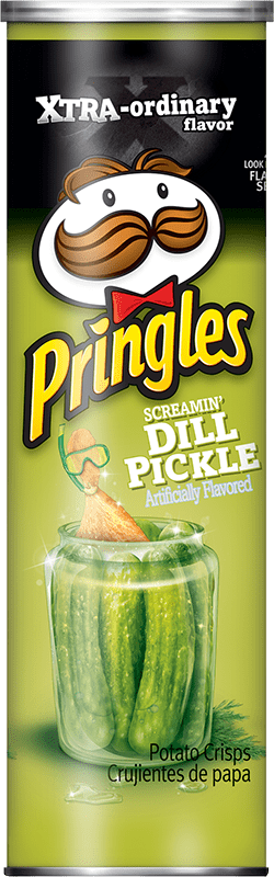 Pringles in Screamin' Dill Pickle