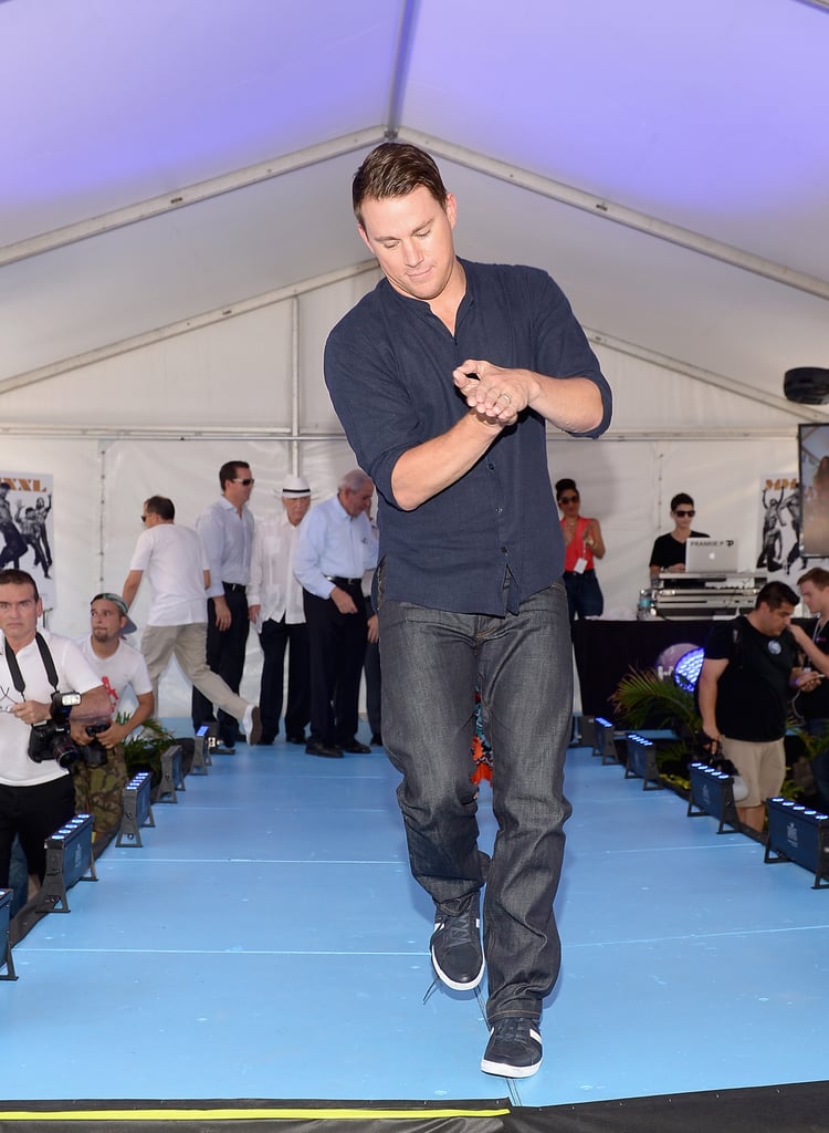 Channing Tatum and Jada Pinkett Smith Miami Hall of Fame