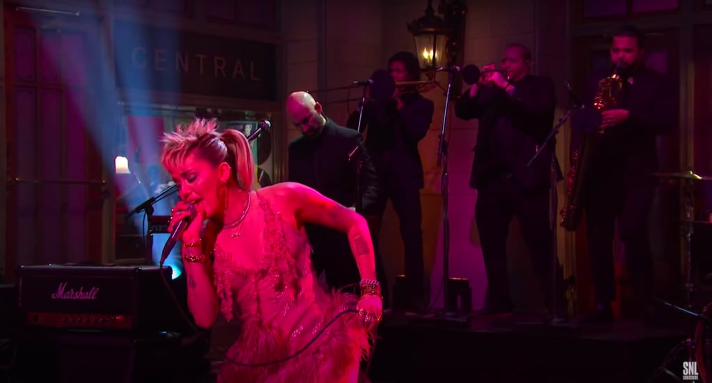 Miley Cyrus Wears 16Arlington Dress For Saturday Night Live