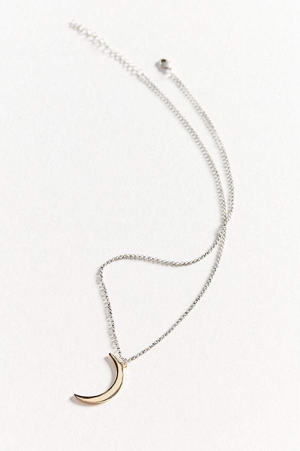 Este Moon Pendant Necklace