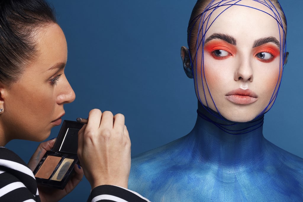 Makeup Face Art Inspired by Fish
