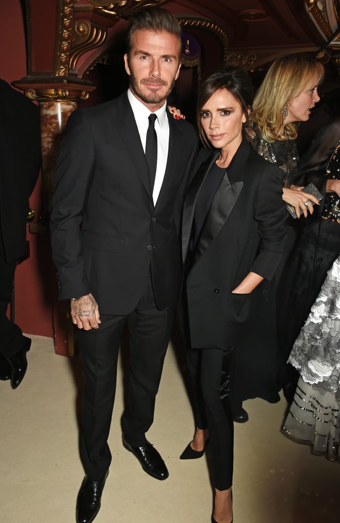 David and Victoria Beckham British Fashion Awards 2015