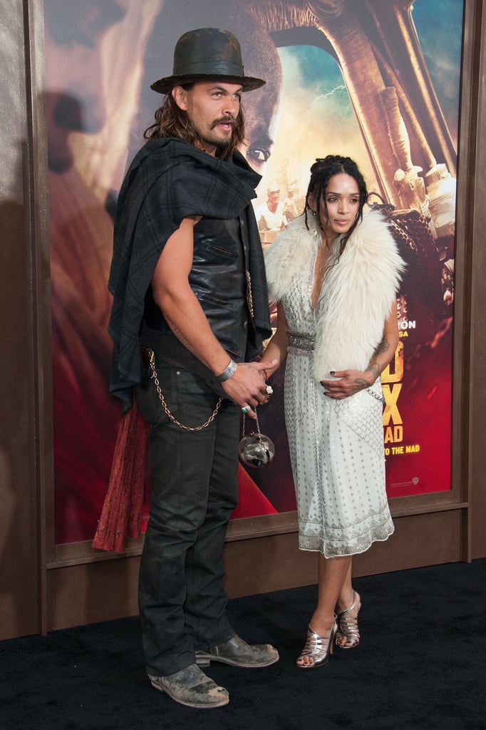 Lisa Bonet and Jason Momoa at the Mad Max Premiere